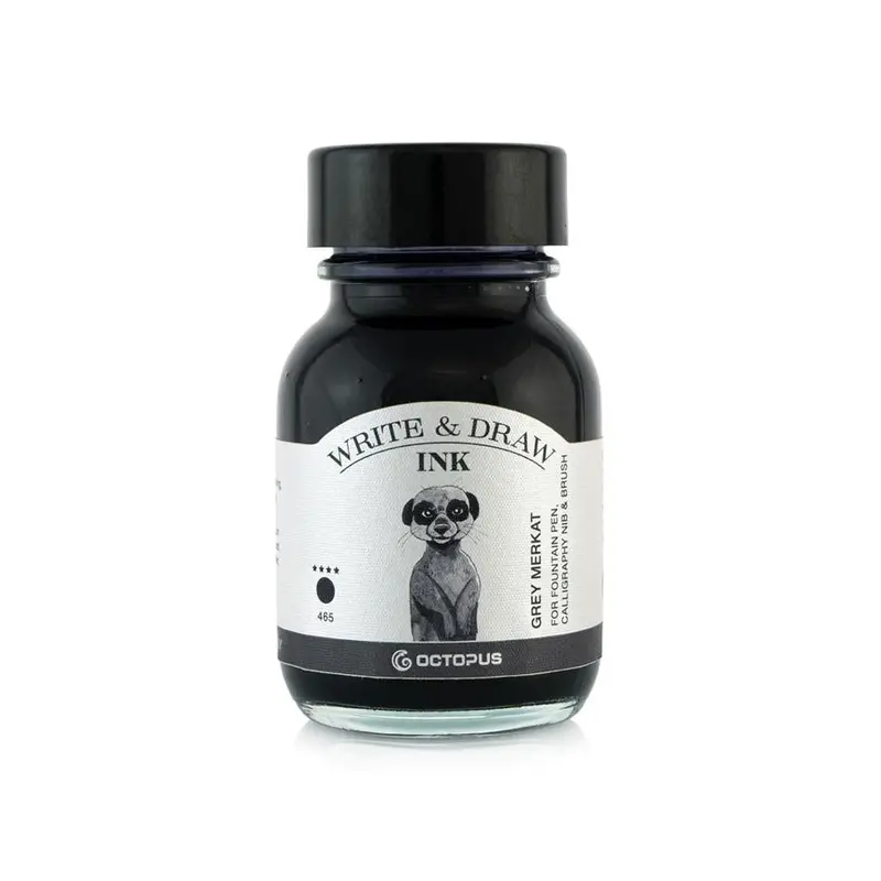 Octopus Write & Draw Ink – Grey Merkat, 50Ml Smudge-Resistant Formula (465) 1