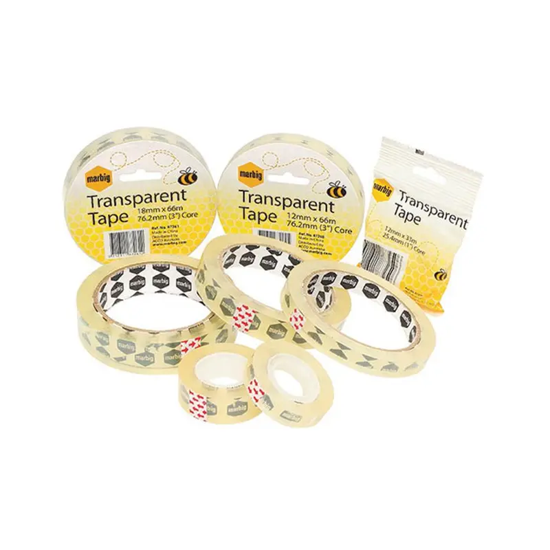 Office Tape – Clear Adhesive Roll, 12Mm × 33M On 25.4Mm Core 1