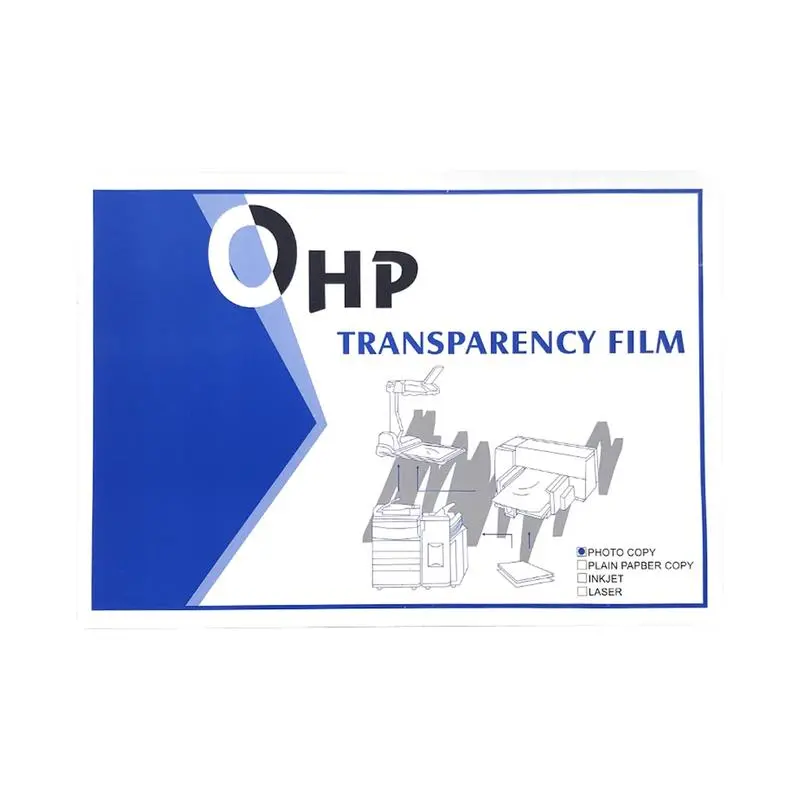 Ohp A4 Transparency Film – 100 Micron, Pack Of 100 Sheets 1