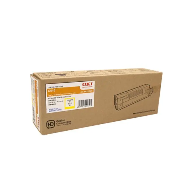 Oki C610 Yellow Toner (44315309) 1