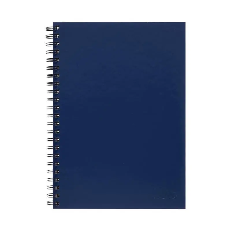 Okin A4 Blue Spiral Notebook – 200-Page Hardcover, Lay-Flat Binding 1