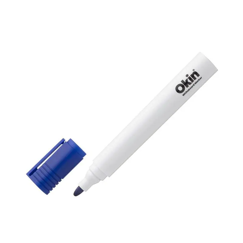 Okin Bullet-Tip Whiteboard Marker – Blue Ink, 3.0Mm Tip (Iwmblue) 1
