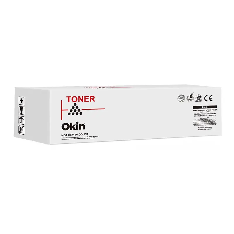 Okin Ce285A Black Toner Cartridge For Hp Laserjet Pro P1102/P1566 Series 1