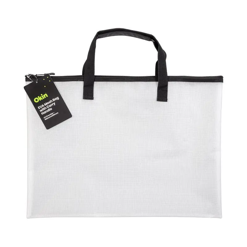 Okin Clear A3 Mesh Carry Bag – 460 × 350Mm With Handle 1