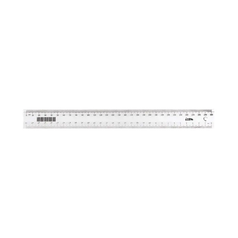 Okin Clear Narrow 30 Cm Plastic Ruler – Precision Graduated (Iruler02) 1