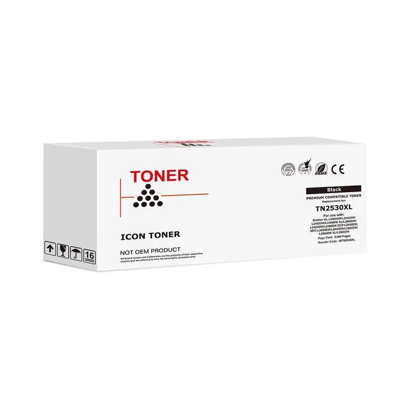 Okin-Compatible Brother Tn2530Xl High-Yield Black Toner Cartridge 1