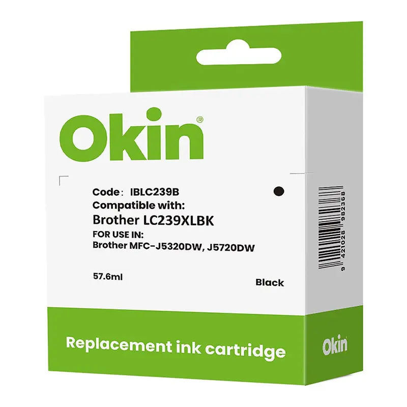 Okin-Compatible High-Yield Black Ink Cartridge For Brother Lc239Xl Printers 1