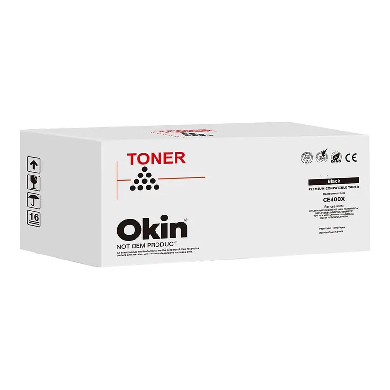 Okin Compatible Hp Ce400X, Ce250X, Or 507X Black Laser Toner 1