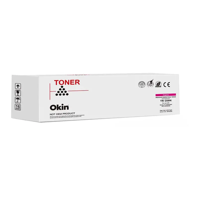 Okin Compatible Magenta Toner For Brother Tn259M 1