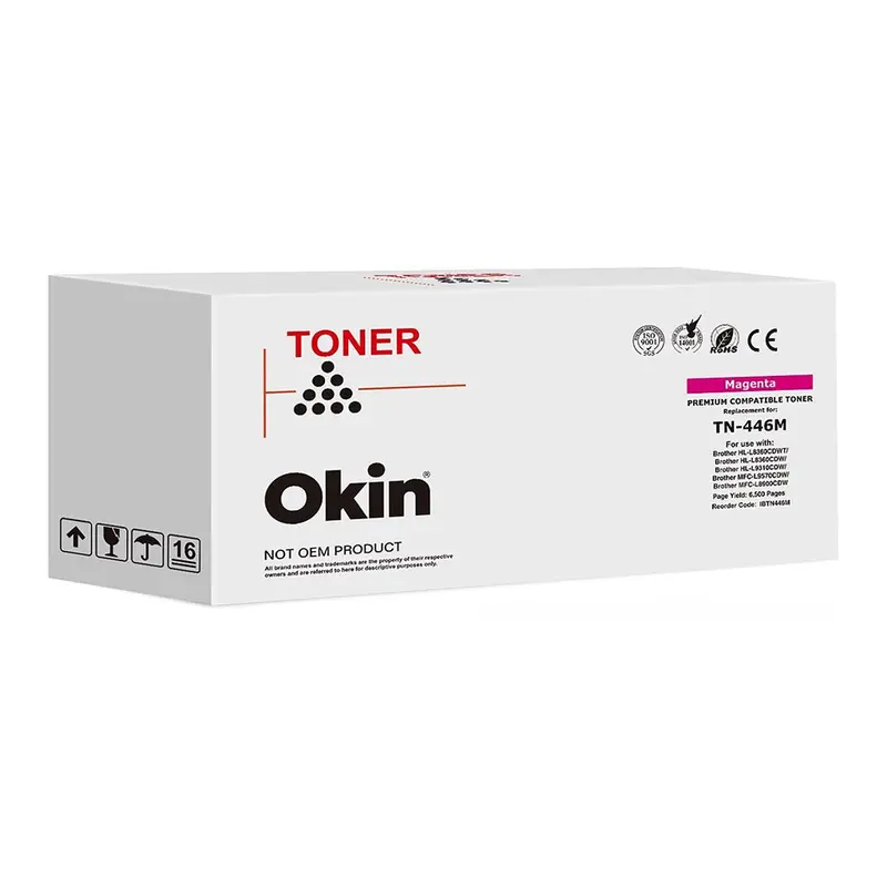 Okin Compatible Tn446 Magenta Toner For Brother Printers 1