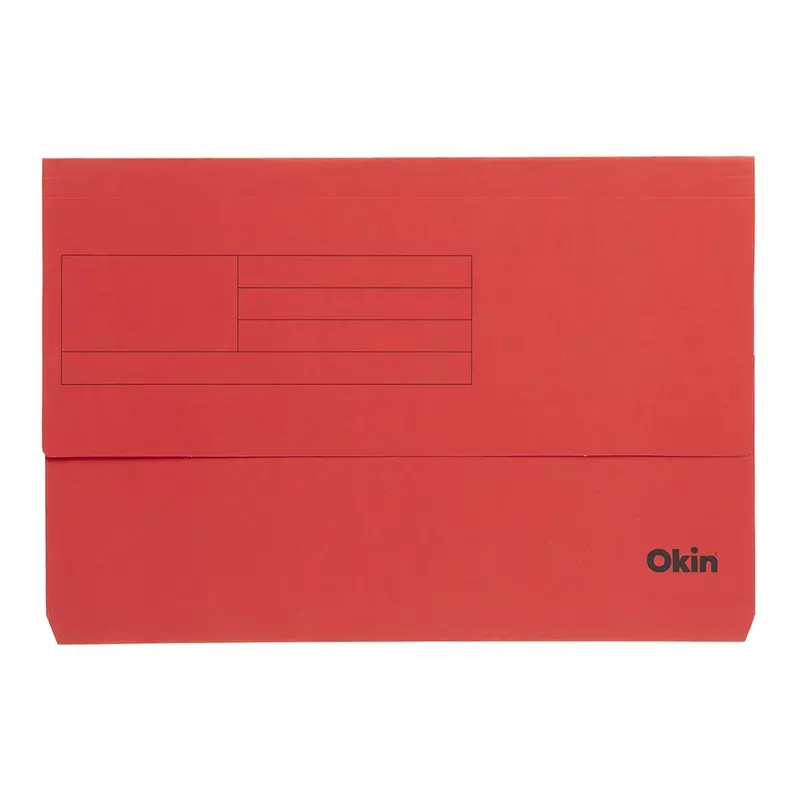 Okin Fs Card-Sized Document Wallet – Bold Red 1