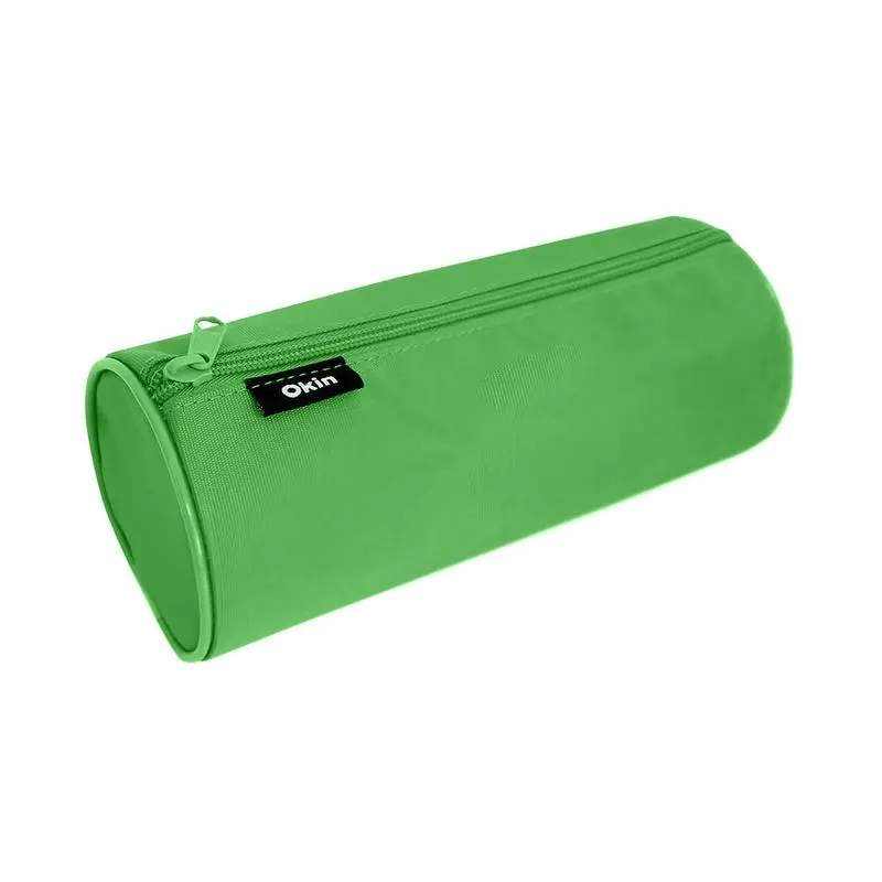 Okin Green Barrel-Style Pencil Case – 22 × 9Cm Vibrant & Functional Design 1