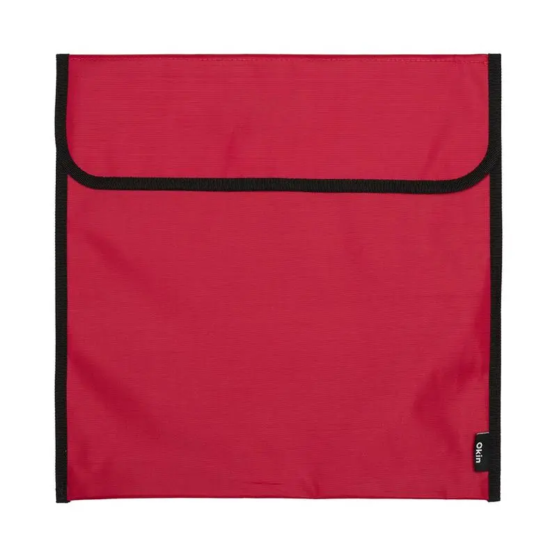 Okin Heavy-Duty Red Homework Bag, 36 × 33Cm Nylon Carryall, Hwbrd 1
