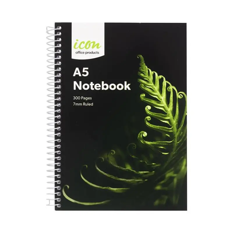 Okin Icon A5 Spiral-Bound Notebook – 300 Pages, Softcover 1