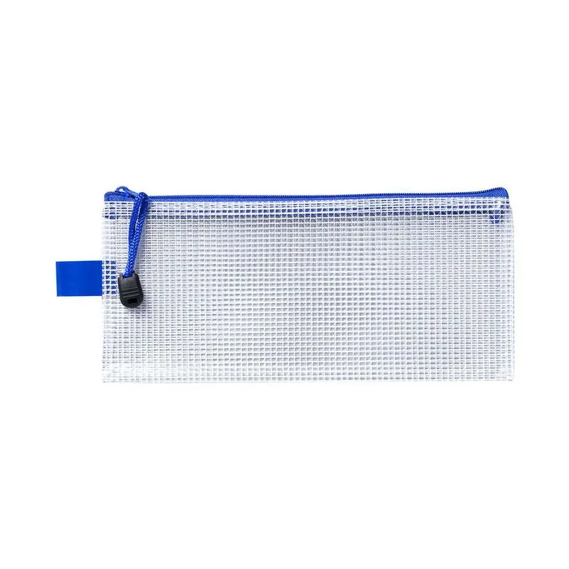 Okin Icon Clear Pvc Mesh Pencil Case – Zippered, 230×105Mm 1