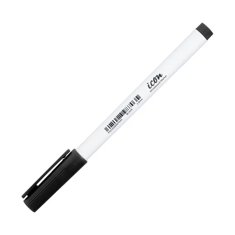 Okin Icon Fine-Tip Whiteboard Marker – Black Ink, Low-Odor Formula 1