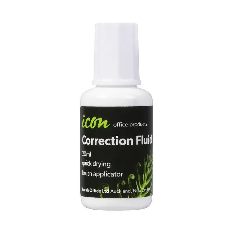 Okin Icon Quick-Dry Correction Fluid – 20Ml White (Icf20Ml) 1