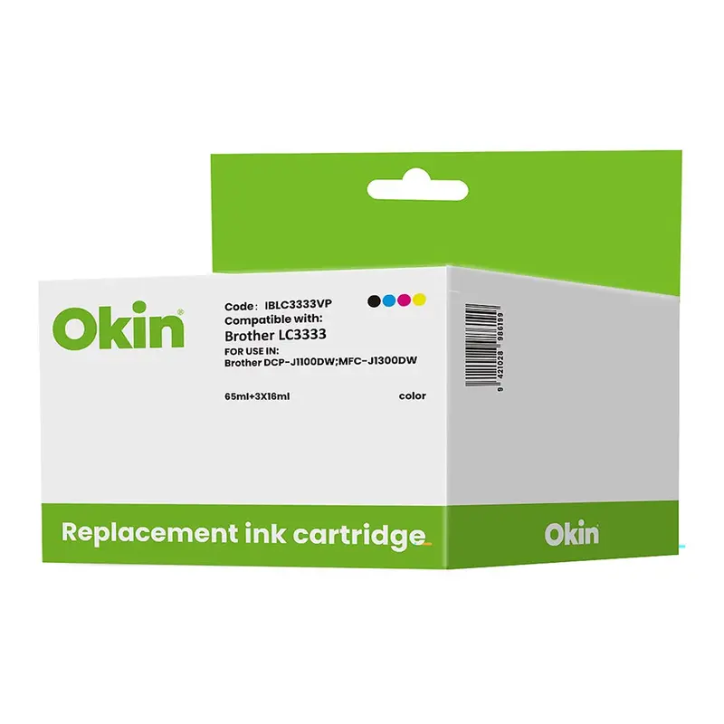 Okin Lc3333 Bcmy Ink Value Pack For Brother All-In-One Inkjet Printers 1