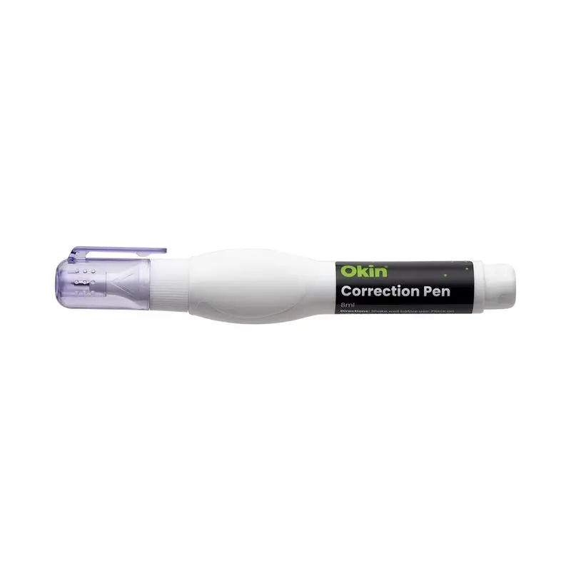 Okin Precision Correction Pen – 8 Ml, Metal Tip For Clean Edits (Icp8Ml) 1