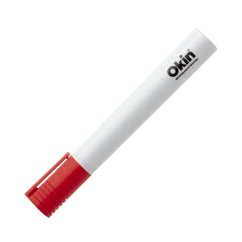 Okin Red Whiteboard Marker – 3.0Mm Bullet Tip, Quick-Drying (Iwmred) 1