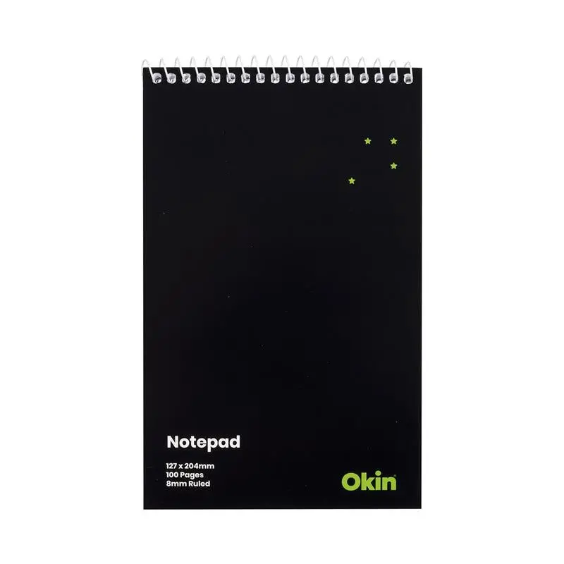 Okin Spiral Notepad – A5 Size (127×204Mm), 100 Pages, Soft Cover (Isnpsc001) 1