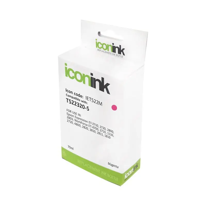 Okin T522 Magenta Printer Ink – 70Ml Refill For Epson Inkjet Printers 1