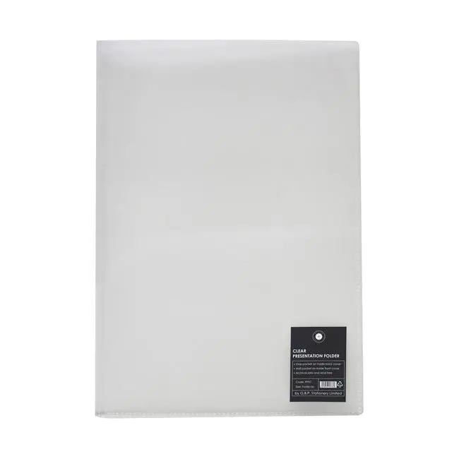 Osc Clear Presentation Folder With Front Cover Window – A4 Size 1