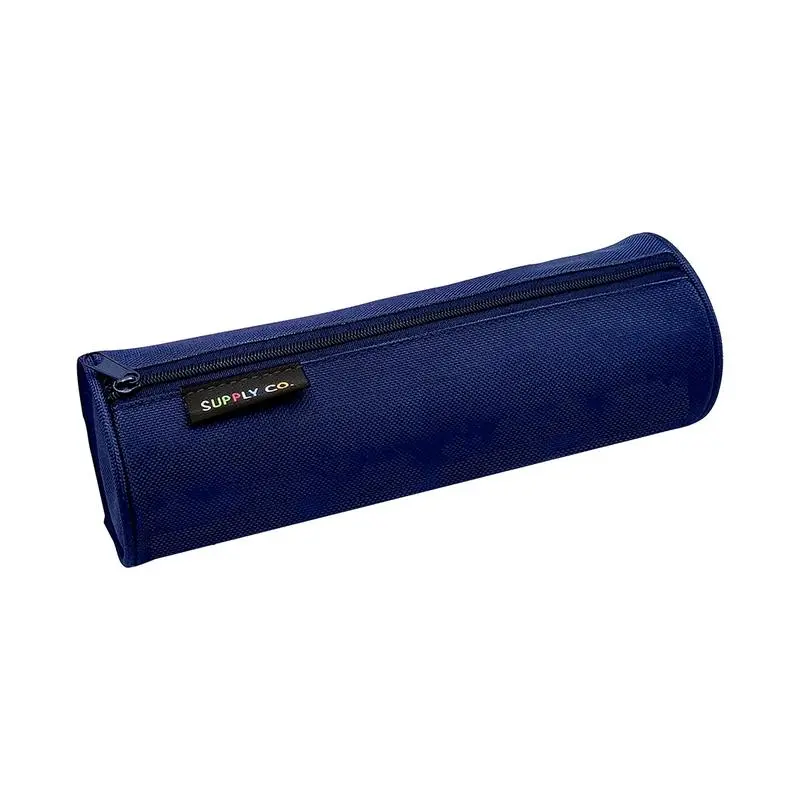 Osc Recycled Navy Pencil Case – Cylindrical Tube, 21×8Cm Size 1