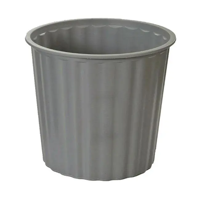 Osc Round Waste Bin – 13-Litre Capacity, Matte Grey Finish 1