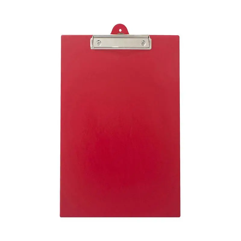 Osc Single-Foolscap Pvc Clipboard – Bold Red Design With Heavy-Duty Clip 1