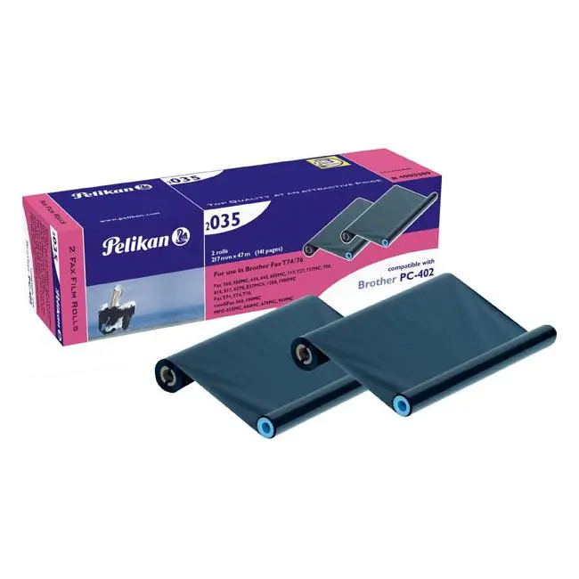 Pelikan Fax Film Roll – Compatible With Brother Pc-402 Thermal Fax Machines 1