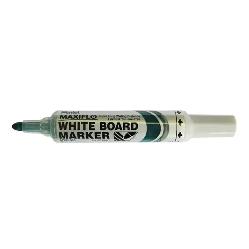 Pentel Maxiflo Whiteboard Marker – 2.1Mm Chisel Tip, Vibrant Green Ink 1
