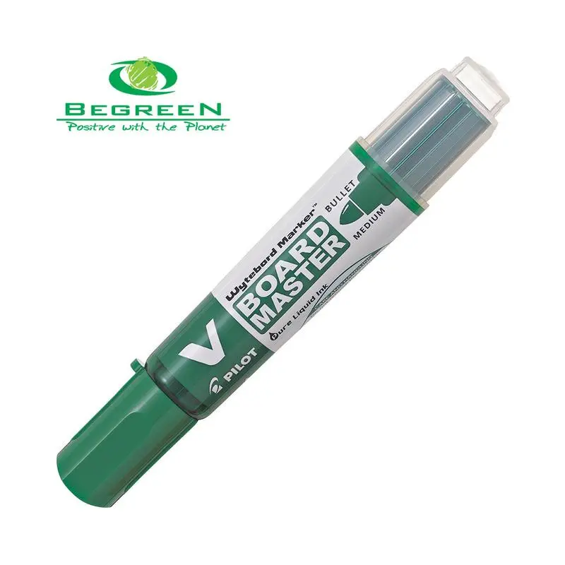 Pilot Begreen Bullet-Tip Whiteboard Marker – Eco-Friendly Green Ink, Wbma-Vbm-M-G-Bg 1