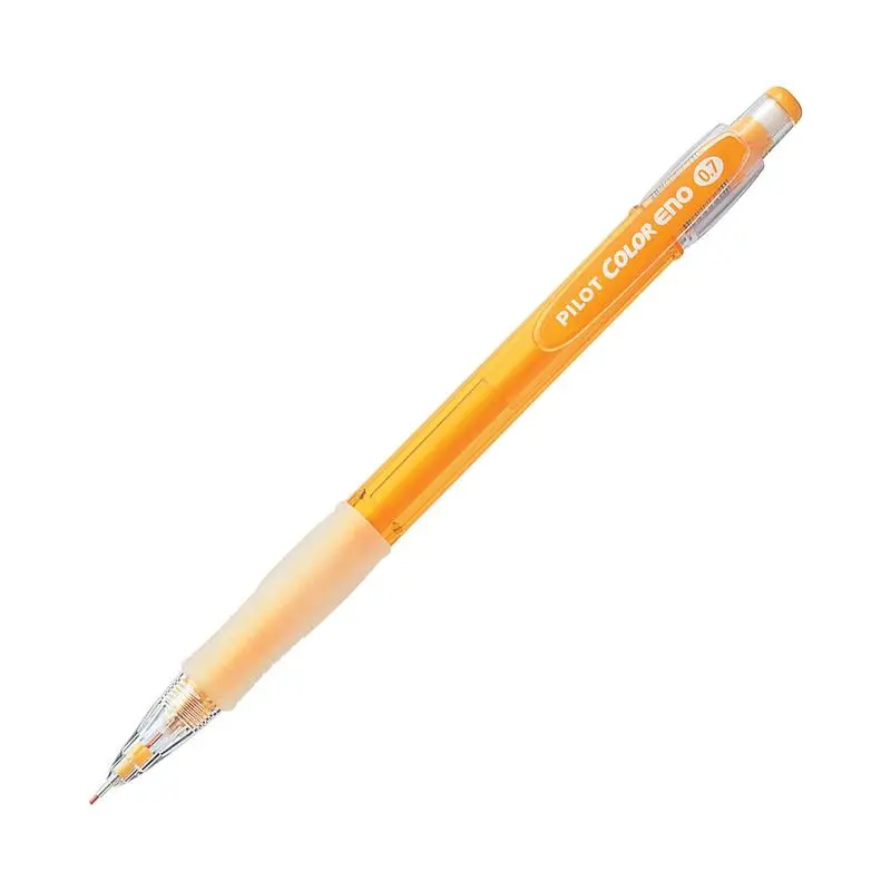 Pilot Colour Eno Mechanical Pencil – 0.7Mm Orange Lead, Ergonomic Design 1