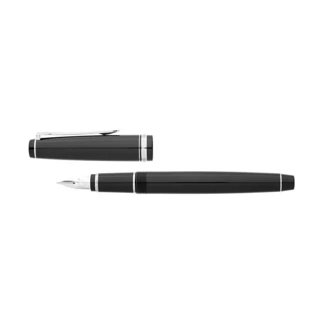 Pilot Falcon Fountain Pen – Silver-Trimmed Resin Body, Fine Nib (Fe-18Sr-Sf-B) 1