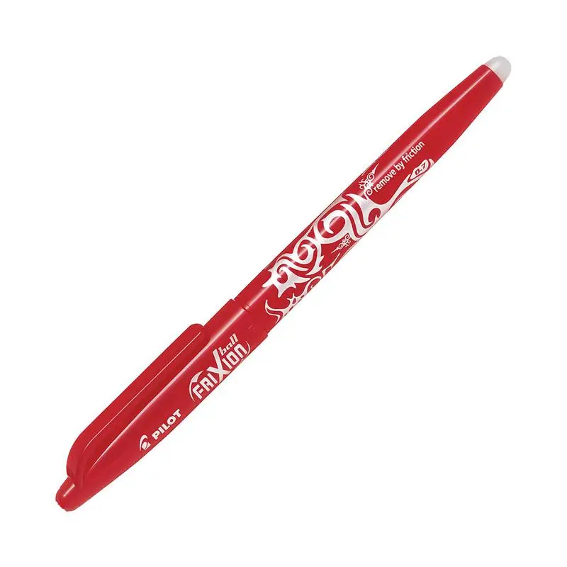 Pilot Frixion Ball Erasable Gel Ink Pen – Fine 0.7 Mm Tip, Vibrant Red (Refillable & Heat-Sensitive) 1
