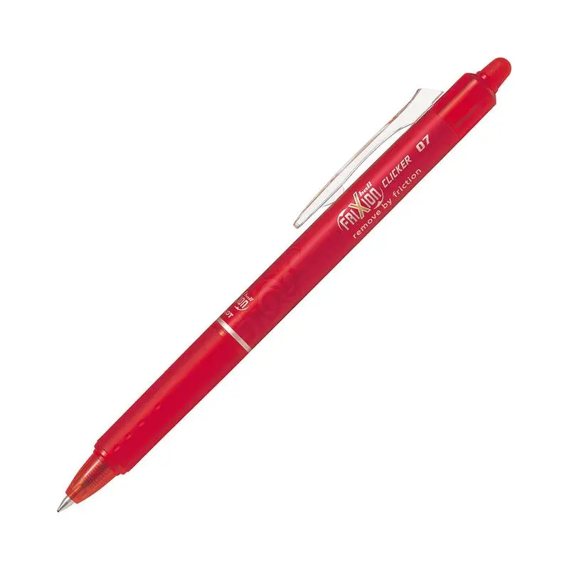 Pilot Frixion Clicker Erasable Pen – Red, 0.7Mm Fine Tip 1