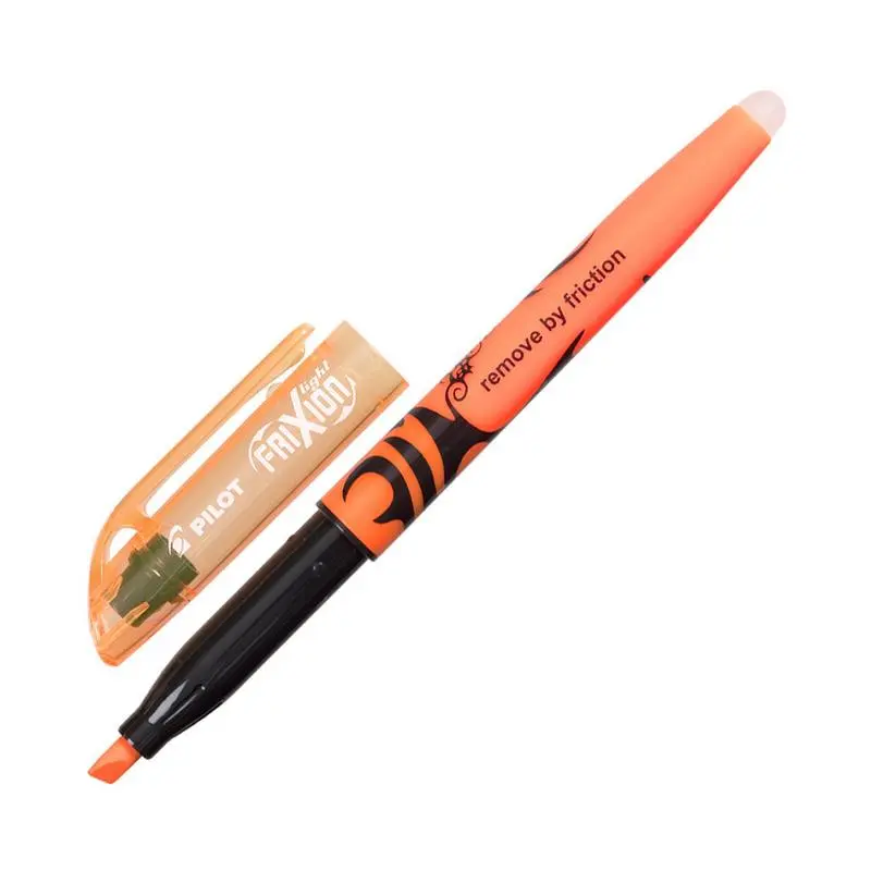 Pilot Frixion Light Orange Erasable Highlighter – Heat-Erasable, Model 20077 1