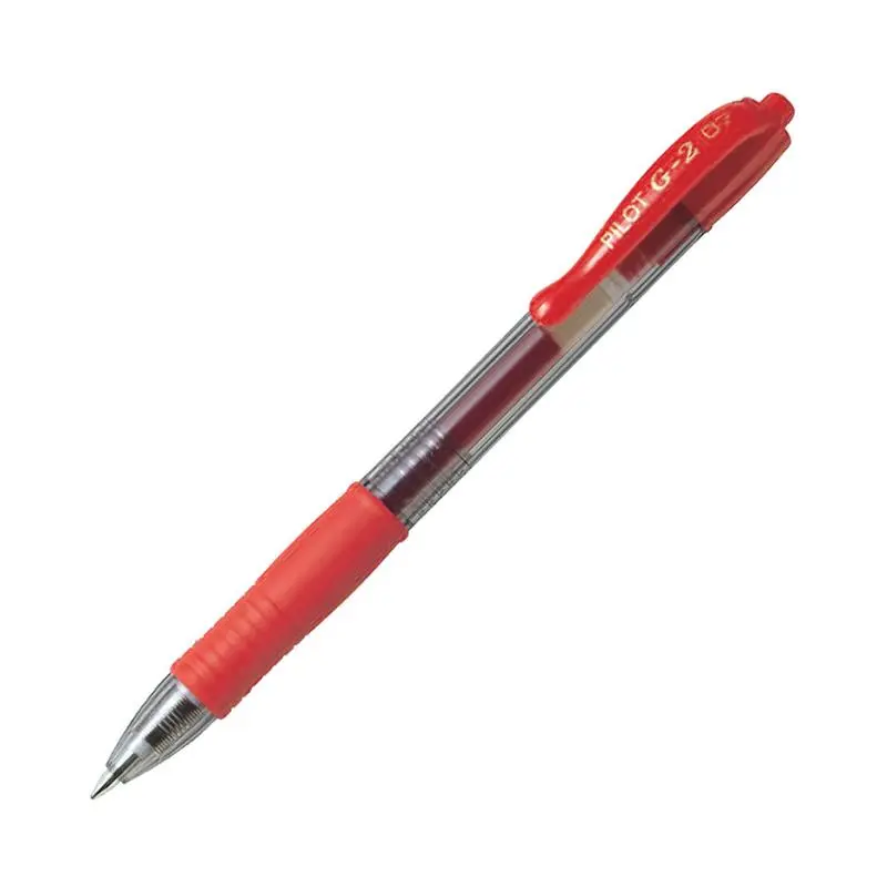 Pilot G2 Gel Ink Pen – 0.7 Mm Fine Point, Red Ink (Bl-G2-7-R) 1