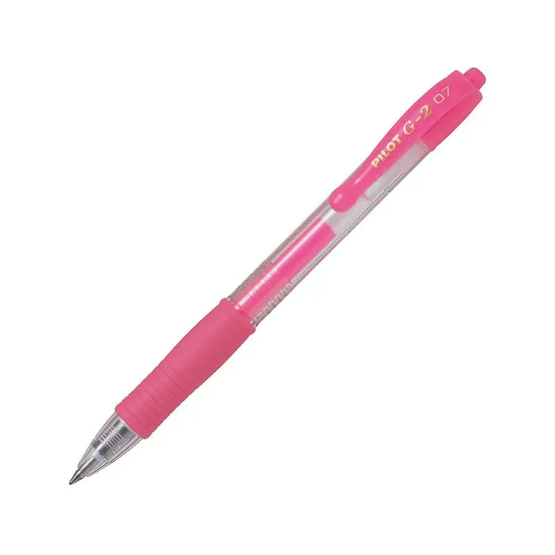 Pilot G2 Neon Pink Gel Ink Pen – 0.7Mm Fine Point, Smooth Flow 1