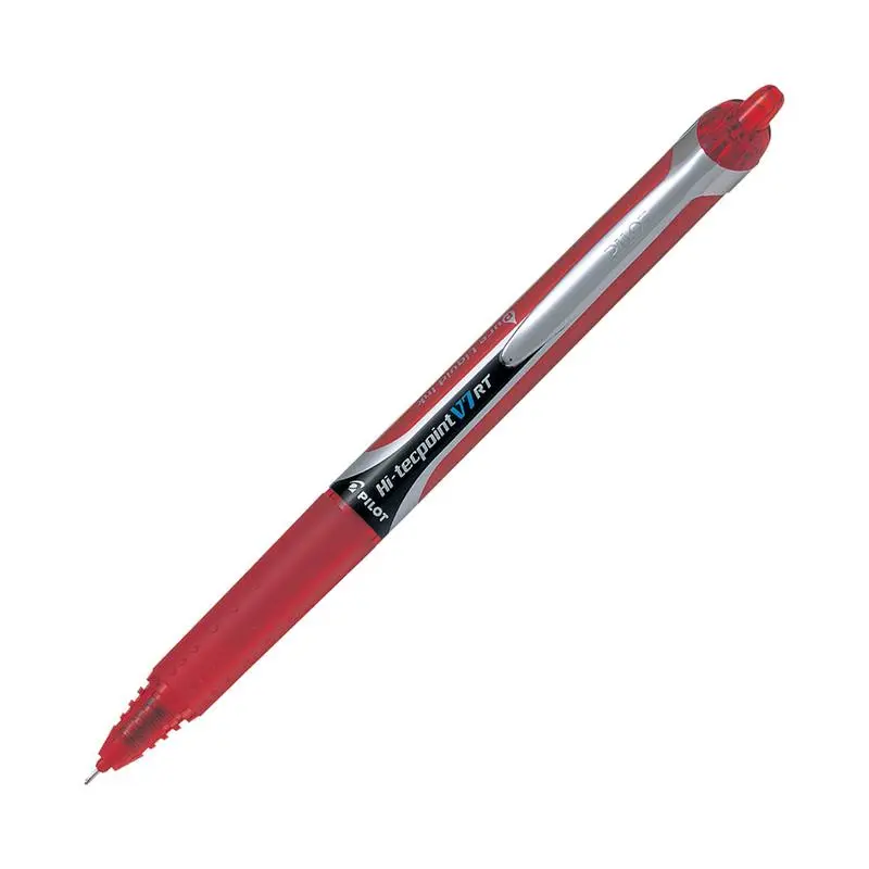 Pilot Hi-Tecpoint V7Rt Rollerball Pen – Fine 0.7 Mm Tip, Smooth Red Ink Flow (V7Rt Series) 1