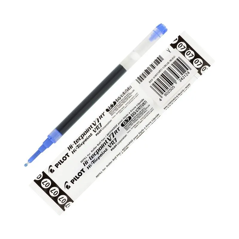 Pilot Hi-Tecpoint V7Rt Rollerball Refill – Fine 0.7 Mm Blue Ink 1
