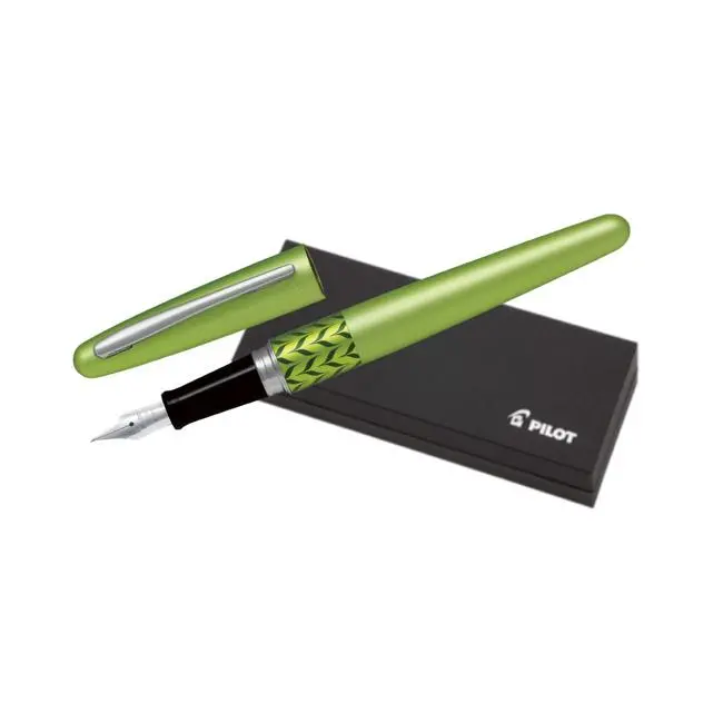 Pilot Mr3 Fountain Pen – Fine Nib, Light Green Barrel 1