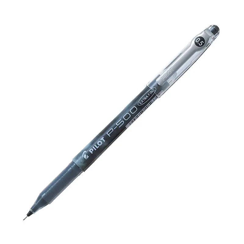 Pilot P500 Gel Rollerball Pen – 0.5Mm Extra-Fine Black Tip 1