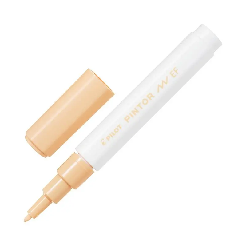 Pilot Pintor Extra-Fine Tip Marker In Pale Orange – Precision Drawing Tool (Sw-Pt-Ef-Po) 1