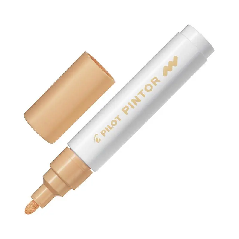 Pilot Pintor Medium Pale Orange Marker, 4.5Mm Chisel Tip, Sw-Pt-M-Po 1