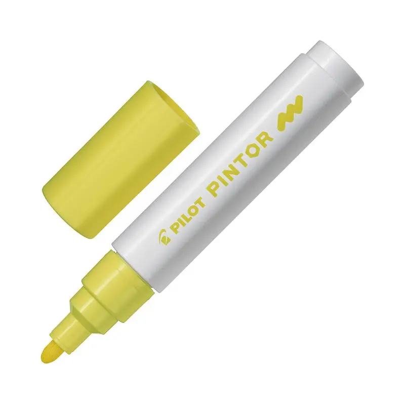 Pilot Pintor Medium Tip Pastel Yellow Marker – 4.5Mm Line Width 1