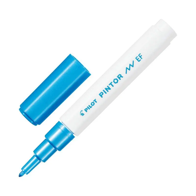 Pilot Pintor Metallic Blue Extra-Fine Tip Marker (Sw-Pt-Ef-Ml) 1