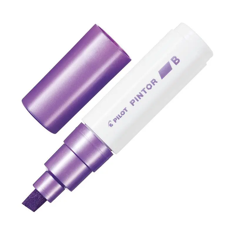 Pilot Pintor Metallic Violet Broad Marker – 8Mm Tip (Sw-Pt-B-Mv) 1