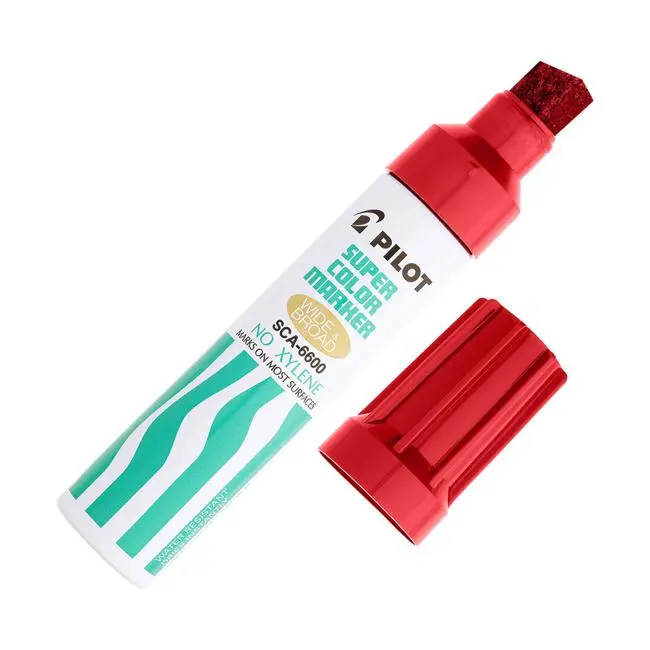 Pilot Sca-6600 Jumbo Permanent Marker – Red Tip, Extra-Bold Line 1